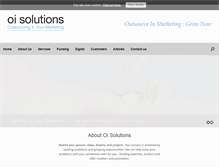 Tablet Screenshot of oisolutions.co.uk
